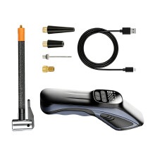 Dense Wireless Inflation System For Vehicles Featuring Emergency Light Function Sky Blue