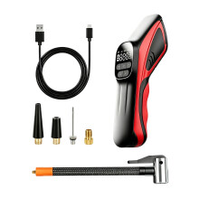 Practical Wireless Tire Pump For Cars Bikes Sports Gear 30L Per moment 150 Capacity Red