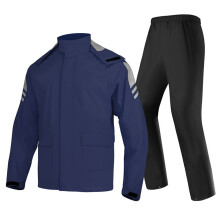 All Weather Motorcycle Rain Suit With Excellent Abrasion Resistance And Coverage L Blue