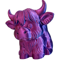 Trailer Hitch Decoration Caps Weatherproof Guard Modern Cow Cover Red blue