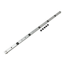 Aluminum T Slot Track Bar 300Mm 450Mm 650Mm For Woodworking Table Sawer Silver 650mm