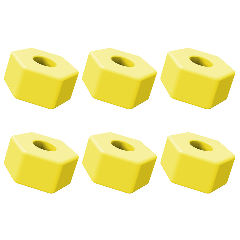 Yellow Premium Silicone Pencil Holder Pen Grip Writing Grip With Added Weight To Assist