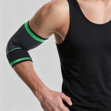 Elastic Elbow Support Adjustable Elbow Compressions Bandage Perfect for Sports Black M