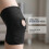 (Black, M) Adjustable Compression Meniscus Knee Brace with Non-Slip Strap 5