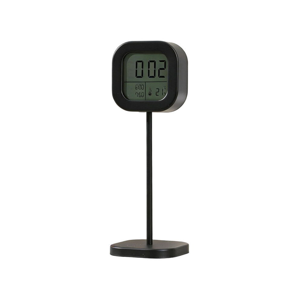 Elegant Digital Desktop Clock Quiet None Ticking Mechanism Perfect For Black Dz2102f 7754004574571
