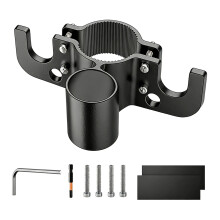 Lightweight Trailers Chain Support Bracket Rustproof Aluminum Organizer for RVs Black