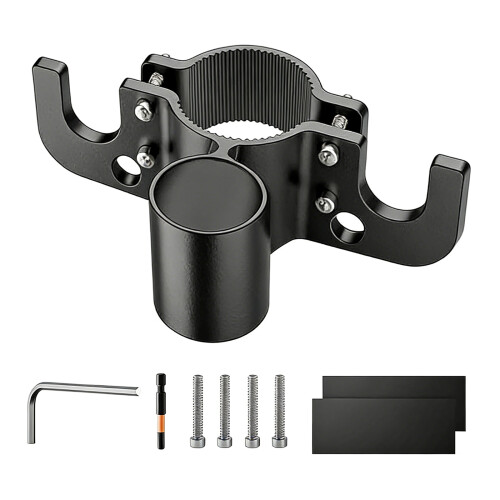 Lightweight Trailers Chain Support Bracket Rustproof Aluminum Organizer for RVs Black