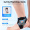 (Black, M) 1 Pair Adjustable Lace-Up Ankle Brace, Compression Support for Sprains 7