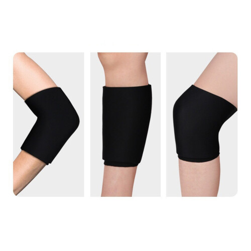 Adjustable Flexible Brace Elbow Support Cover Sweat Absorbing Canvas Texture Black S 2