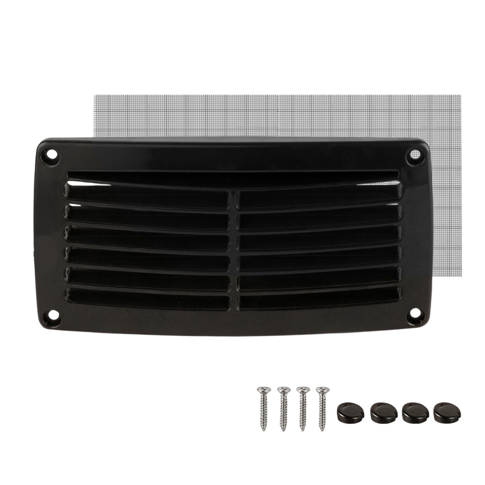 Abs Ventilation Grille Rvs Vent Outlet Cover Suitable For Yacht And Motorhomes Large Black 7754004575394