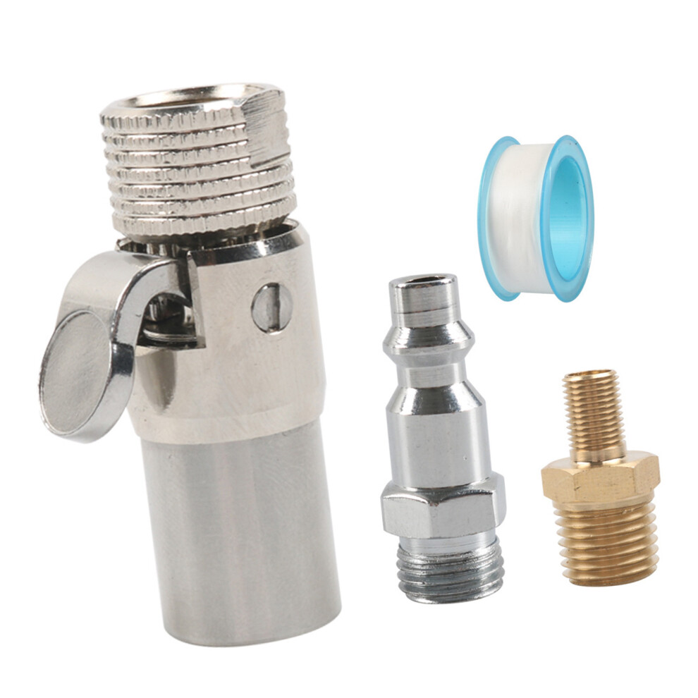 High Flows Brass Air Chuck Quick Connection Fitting For Car Motorcycle Tire Inflator 7754004574854