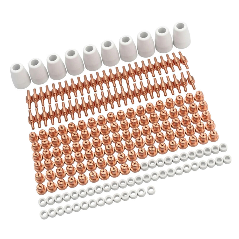 210Pc Plasma Cutters Electrode Nozzle For Pt31 Lg40 Air Cutting Torches Cut40/Cut50 7754004616479