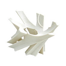 Plastic Speaker Holder With Open Structure For Better Sound Performances Rack White