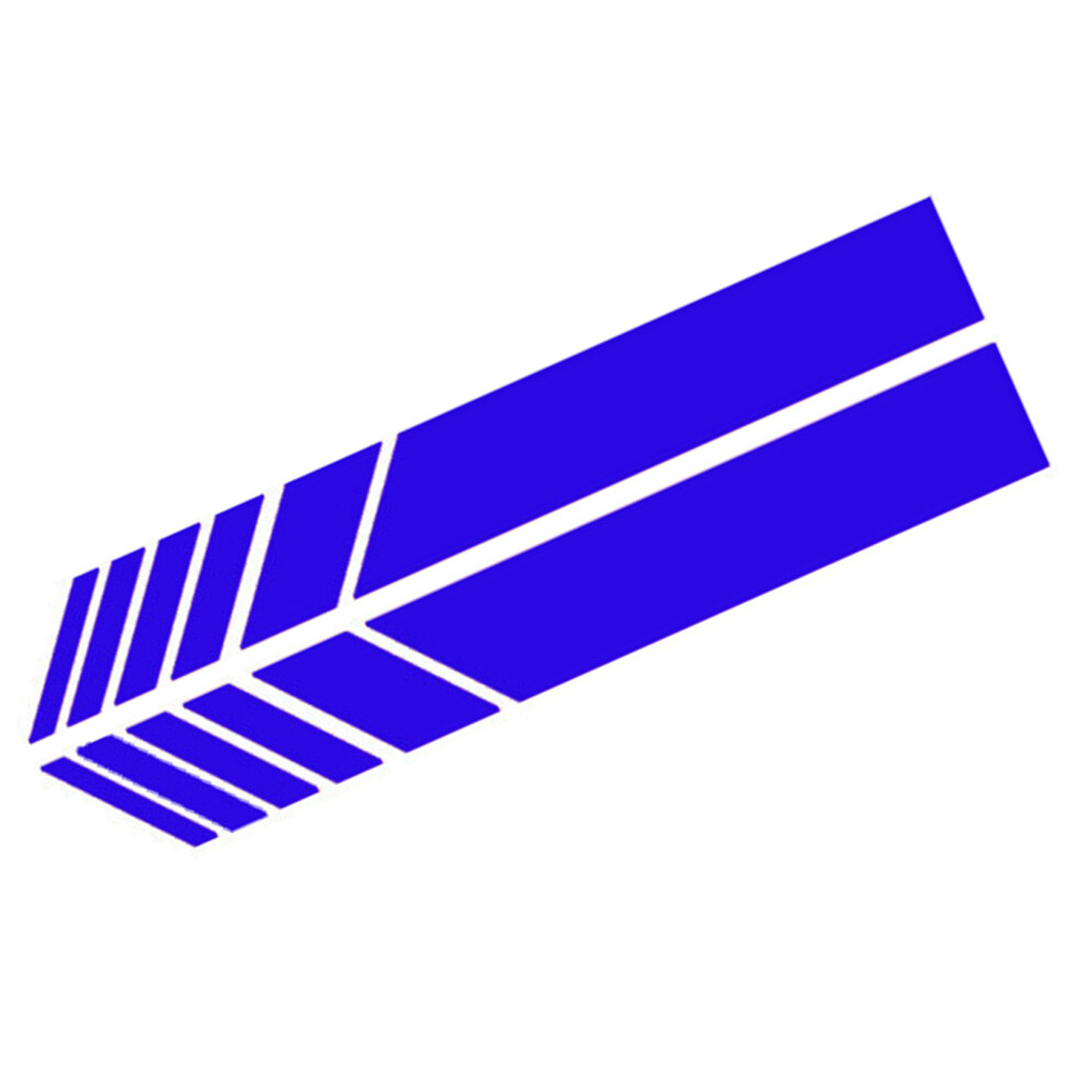Arrows Mirror Decals For Vehicles Bright Reflective Surfaces Night Safety Sticker Blue 7754004661028