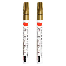 Colorful Tombstone Marker Pen Stone Touch Up Pen For Restoring Grave round head gold