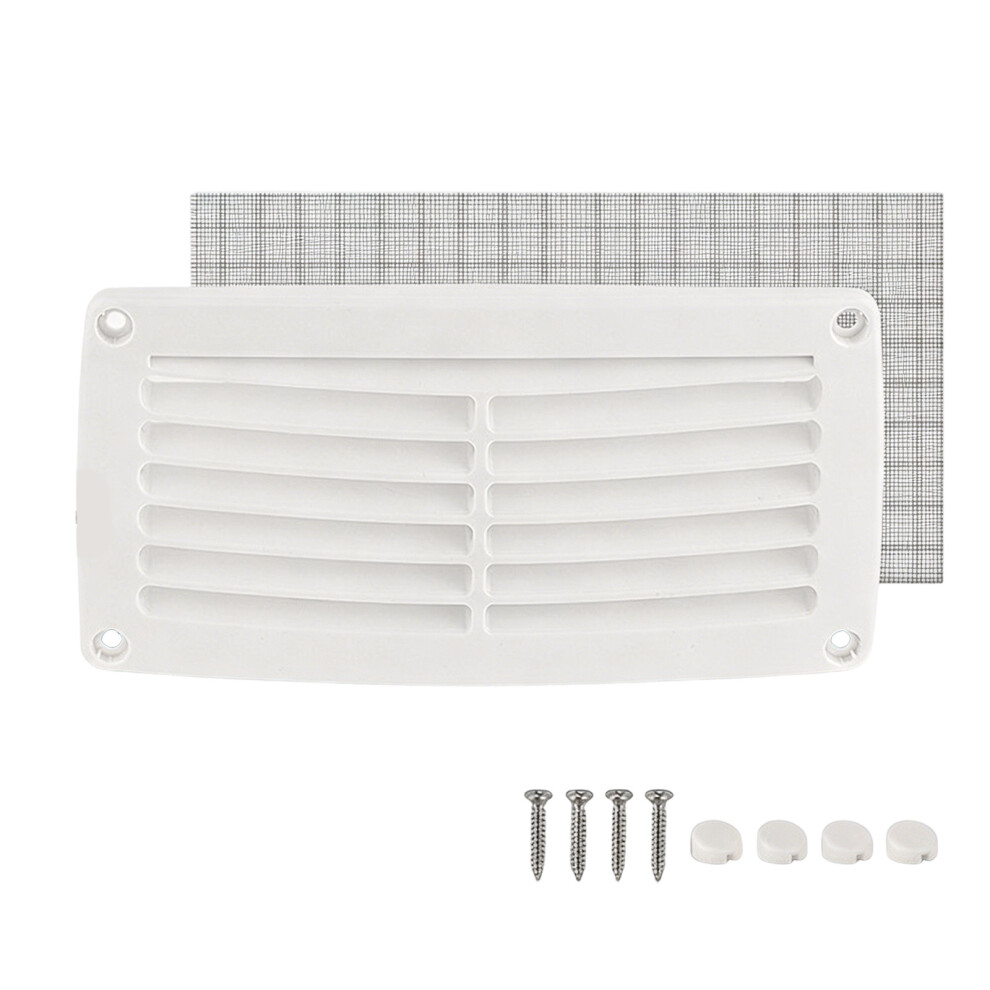 Weatherproof Abs Air Vent Cvoer Ventilation Grille For Marine Rvs Applications Large White 7754004575028