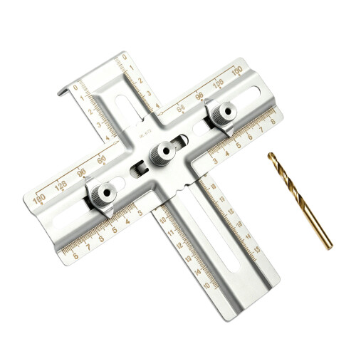 Universal Handle Mounting Jig For Various Cabinet And Drawer Applications