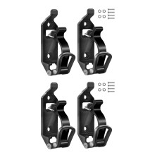 2/4/6Pcs Shovel Mount For Roof Rack Mount Shovel Mount Accessories Wall Mounting Black 2
