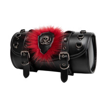 Retro Punk Style PU Motorcycle Handlebar Bag Organizer Waterproof For Bikes