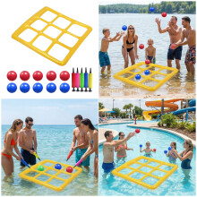 Pool Floats Chessboard Throwing Game Set Pool Toy For Backyard Entertainment