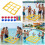 Pool Floats Chessboard Throwing Game Set Pool Toy For Backyard Entertainment 1