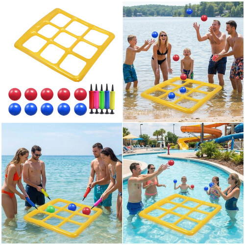 Pool Floats Chessboard Throwing Game Set Pool Toy For Backyard Entertainment
