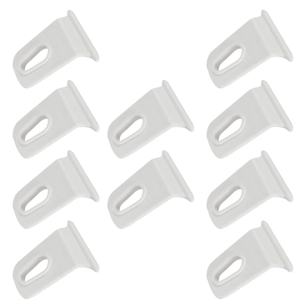 10Pcs Rvs Awning Hooks Convenient Tool Awning Hanger Clip For Camping Tent White 7754004625013