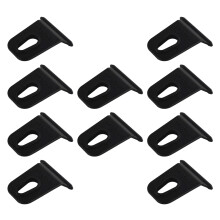 RVs Awning Hooks 10Pcs Plastic Awning Hanger Clip For Easy Setup And Storage Black