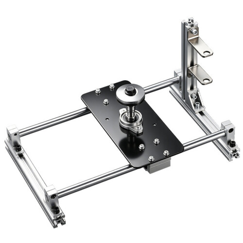 Angle Grinder Mount For Chainsaws Sharpening With Adjustable Base & Sliding Rails