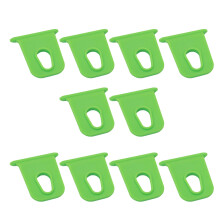 10Pcs RVs Awning Hooks Plastic Awning Hanger Clip For Outdoor Travel Accessories Green