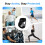 (Black, L) 1 Pair Adjustable Lace-Up Ankle Brace, Compression Support for Sprains 5