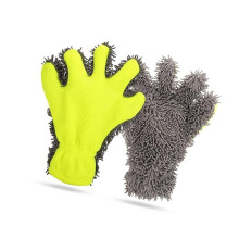 Double-Sided Plush Car Wash Gloves With High Absorbency Chenilles Cleaning Tool