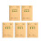 5Pcs Gridded/Lined Writing Notebooks 4.92x6.89Inch Portable Homework Pinyin version 1