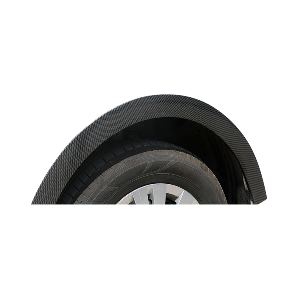 Automotive Wheel Eyebrow Protector Wheel Lip Guard Carbon Fiber Carbon Fiber 4.5 Cm Black 7754004665361