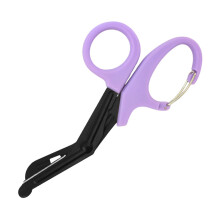 Compactly Trauma Shears Scissors For First Responders Home Use Sharply Steel Blade Purple