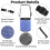 Medium Sized Equine Feed shipper Ventilation System For Mineral Supply And Nutrition Black 5