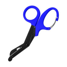 Ergonomic Handle Bandage Scissors For Cutting Gauze Bandage Emergency Rescues Blue