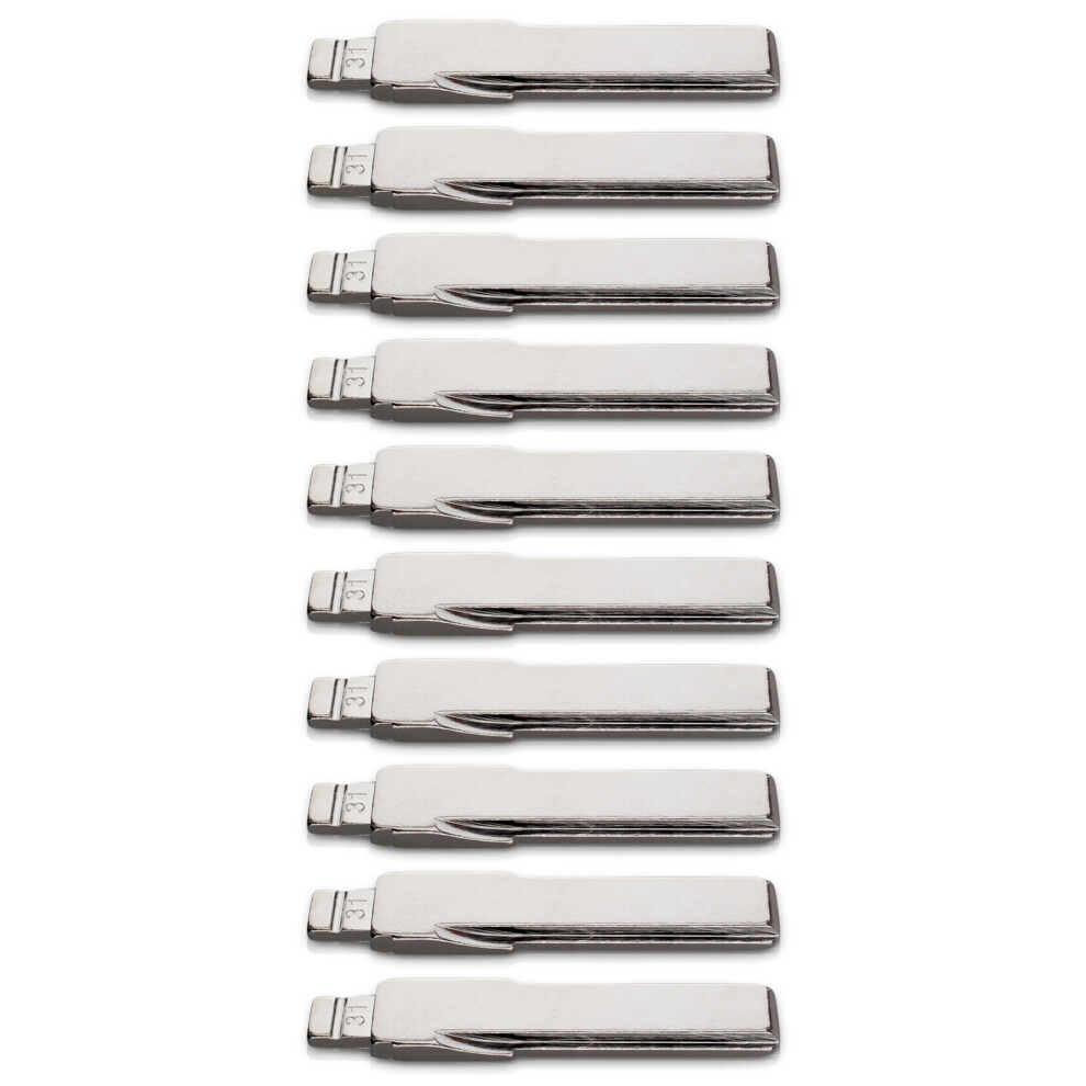 Metal Key Blank Universal Replacement Hu66 Flip Remote Keys Blade Easy Install 7754004637443