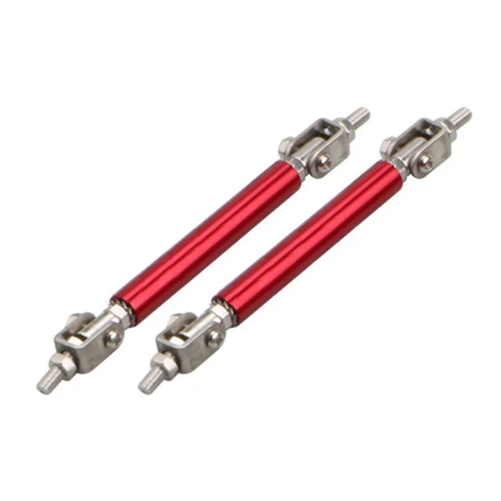 Adjustable Front Splitter Mounting Rod Front Rear Bumper Lip Splitter Support 75Mm Red 7754004637603