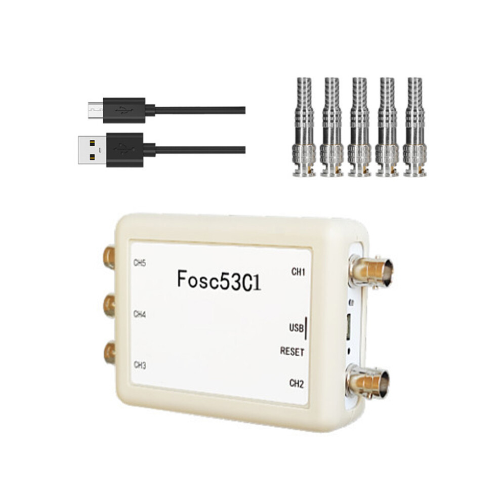 5 Channel Digital Oscilloscope Differentials Signals Display 1Mhz Sampling Rate 7754004639539
