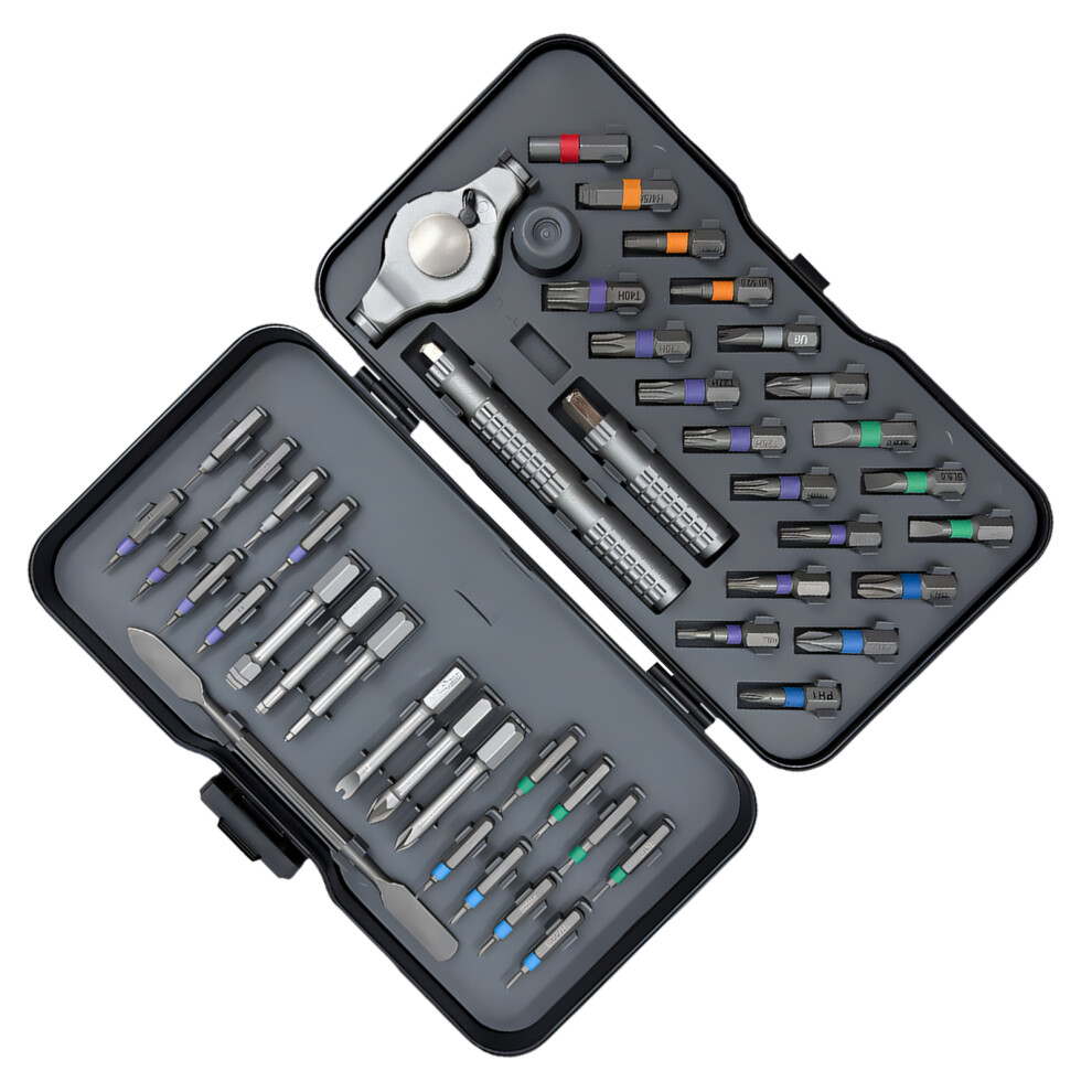 Professional Ratcheting Screwdriver Set 47Pieces Magnetic Bit For Craft Repair 7754004658042