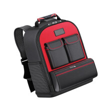 Tool Backpack 31x21x43cm Wide Top Opening Multiple Exterior Pockets for Wrenches 17 inches