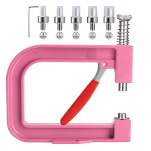Handpress-Perlenfassungswerkzeug-Set, Perlenniet-Befestigungsmaschine, DIY-Perlenfassungsmaschine für Bastelzubehör