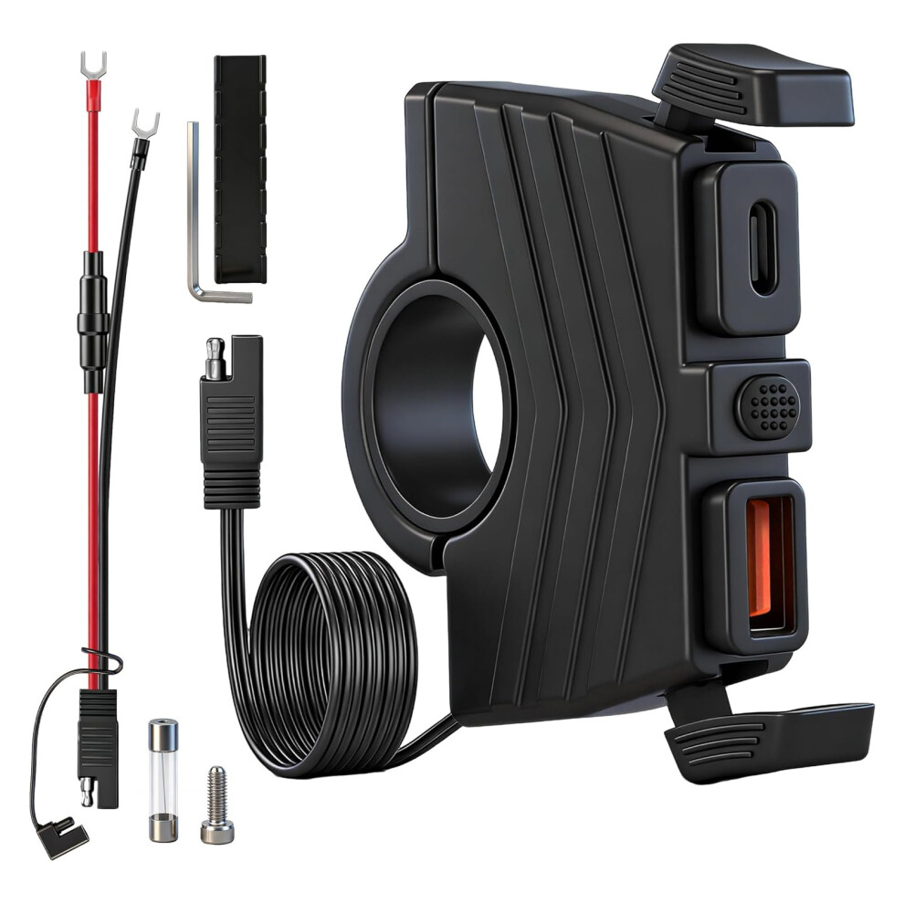 Sae To Usb Adapter 30W Pd Type C And 18W Qc3.0 Fast Charging For Riding 7754004639409