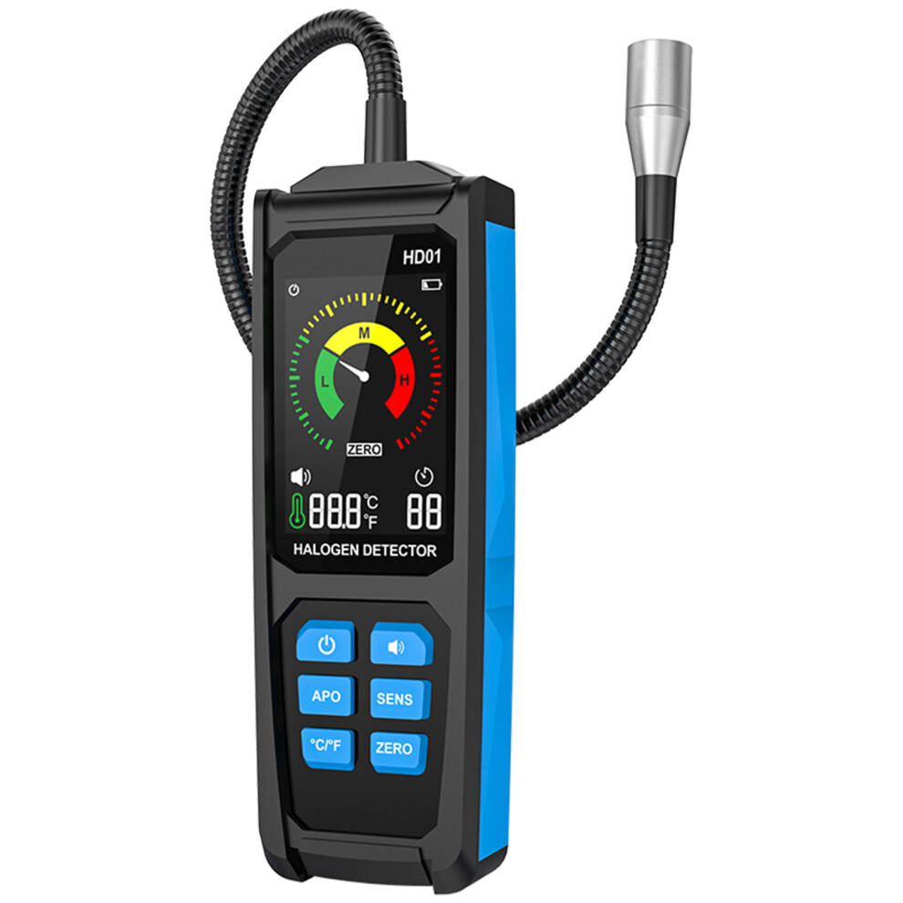 Easy Carry Gas Gas Leakage Detectors With Lcd Display Abs For Hvac Maintenance 7754004576537