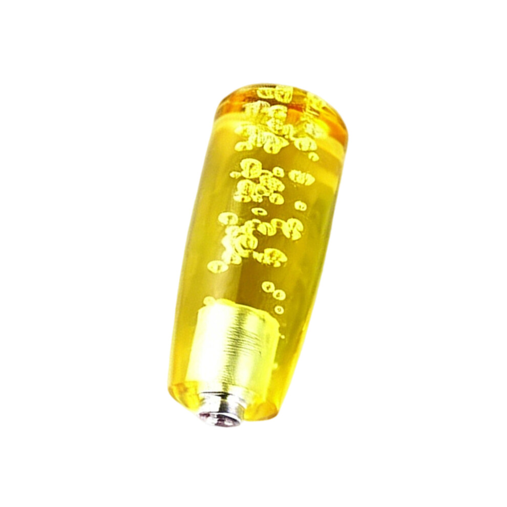15Cm Gear Shifter Knob Easy Installation Shifter Lever Knob For Most Vehicles Yellow 7754004618862