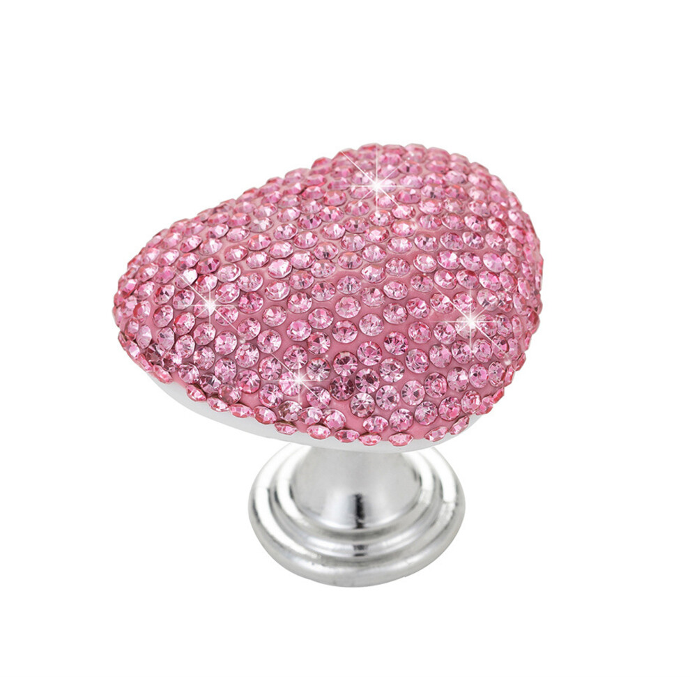 Heart Shape Car Push Start Button Engine Start Buttons Cover Easy To Install Pink 7754004639805