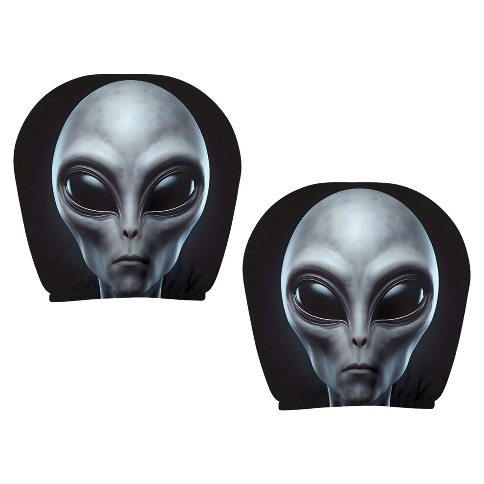 Car Accessories Alien Face Headrest Protectors Universal Machine Washable 7754004620056