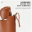 Lighter Protector With Keychain Hook And Protective Cap For Outdoors Caramel color 1