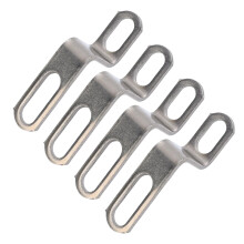 Stainless Steel Exhaust Pipe Clamp Fixing Bracket for Motorcycle Secure Fit 80mm 4